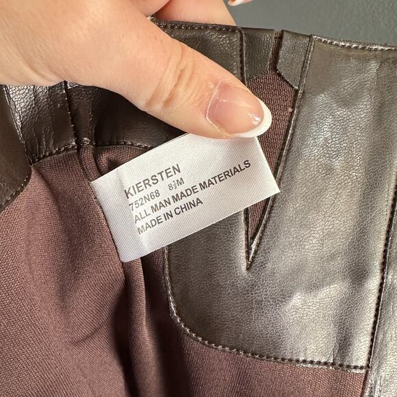 Naturalizer Dark Brown Heeled Kiersten Boot mid-calf high Wide Shaft Size 8.5 - Picture 3 of 10